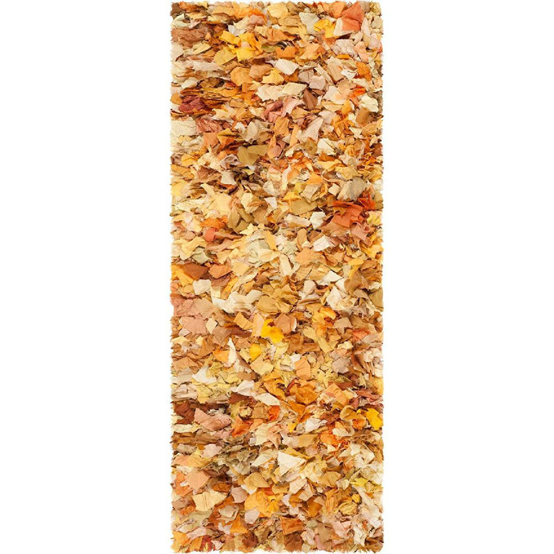 Godsey Shag Hand Woven Performance Rug, Runner 2'3" x 11'