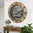 Wall Clock 24" Round Oversized for Living Room decor with Real Moving Gears Canada Collection-101929734