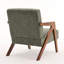 Juriana Mid Century Modern Upholstered Solid Wood Accent Armchair with an Extra Pillow-601650467