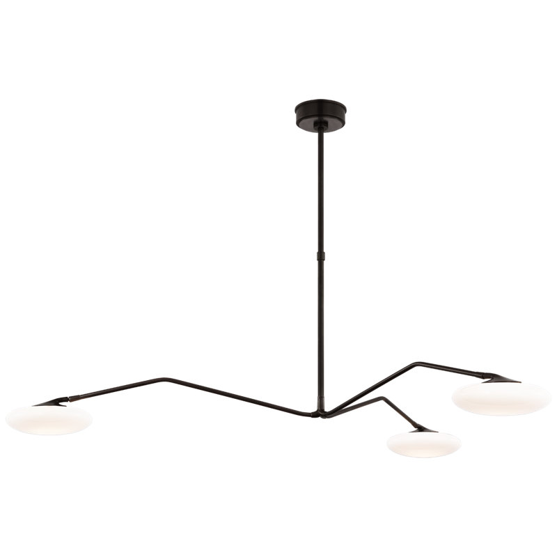 Brindille 3 - Light LED Chandelier, Gun Metal