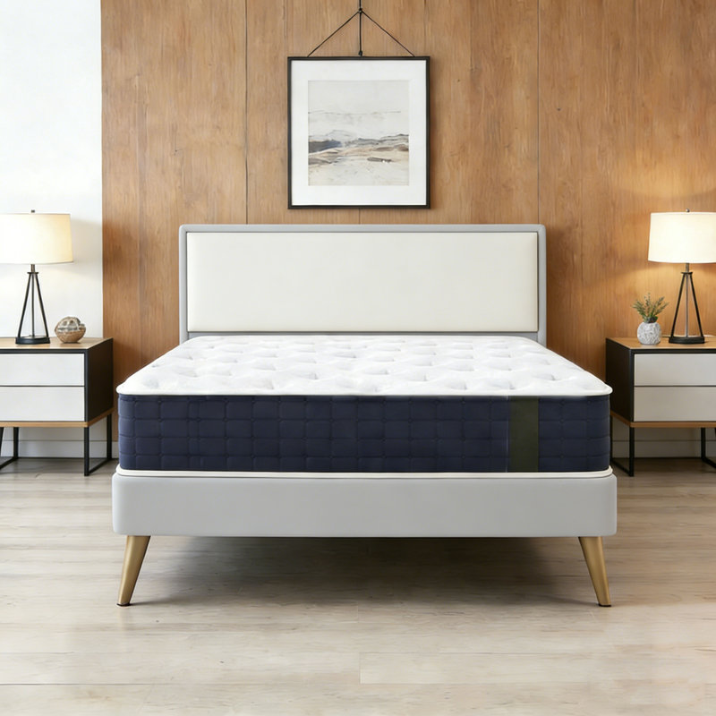 10 Inch Hybrid Mattress, Individual Pocket Springs With Memory Foam, Cooler Sleep With Pressure Relief And Support, Twin