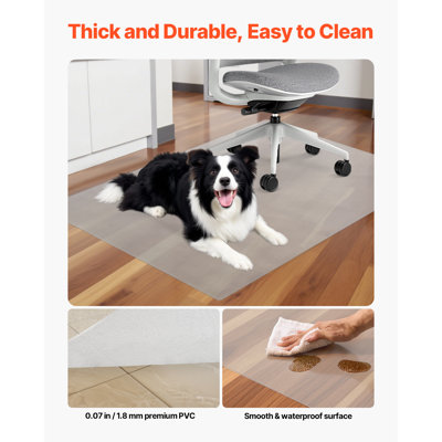 Chair Mat Transparent Office Chair Mat for Hard Floors Home