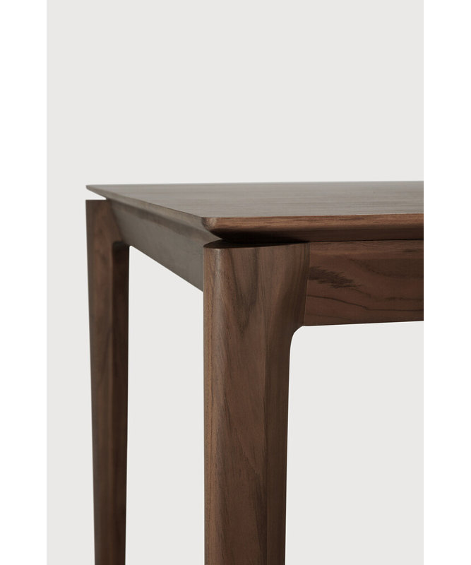 Bok Solid Wood Dining Table, Teak Brown, 30"H x 71"L x 35.5"W