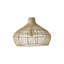 34.5cm H Rattan Dome Pendant Shade in Beige