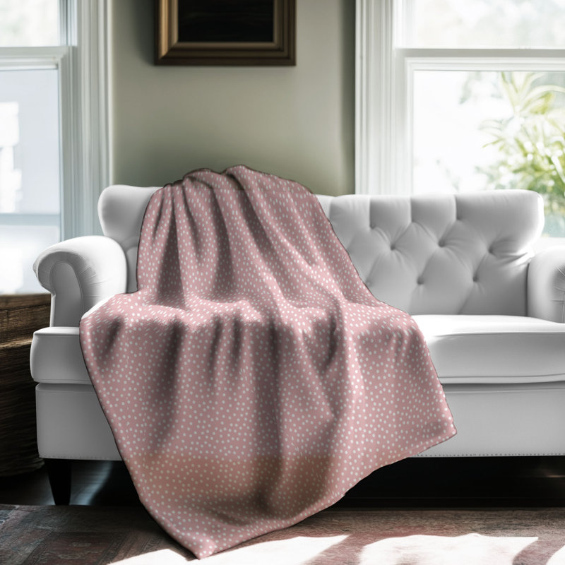 Rétro pastel Groove - 1 pièce Sherpa Premium, Lit simple
