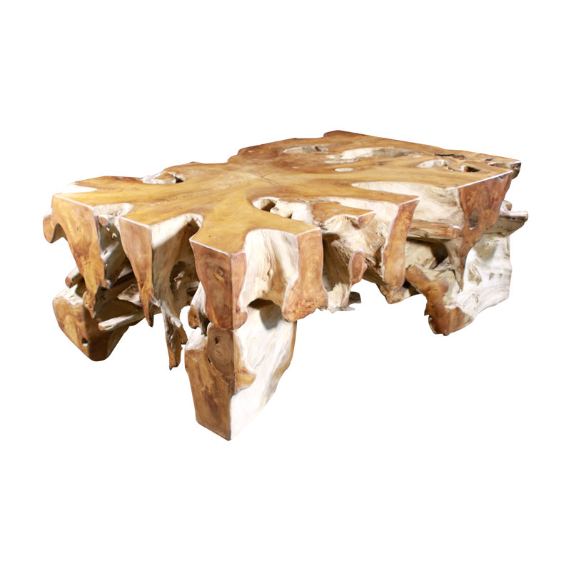 Solid Wood Coffee Table, 18" H x 47" L x 31" W