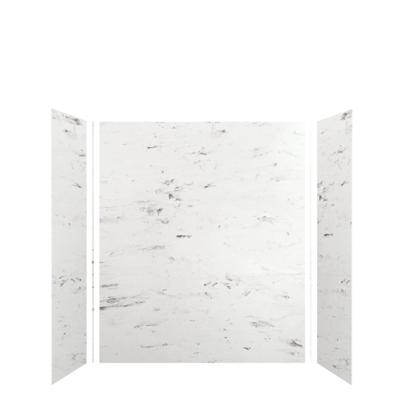 Ensemble de mur de douche 3 pièces Saramar, H 72 po x l 60 po x P 36 po