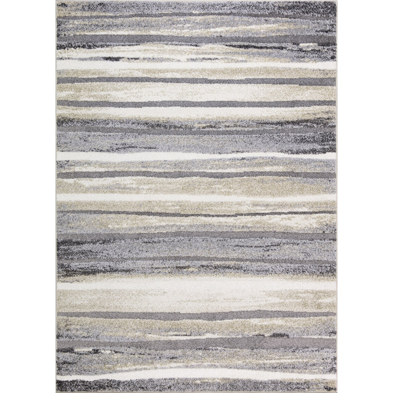 Roseman Striped Indoor Rug, Rectangle 5'3" x 7'3"