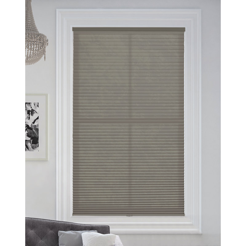 Store alvéolaire semi-transparent sans cordon Blindsavenue, L 18 po, L 72 po, Étain antique