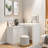Thorn Makeup Vanity with Flip-Top Mirror, LED Lights & Drawers-148522209