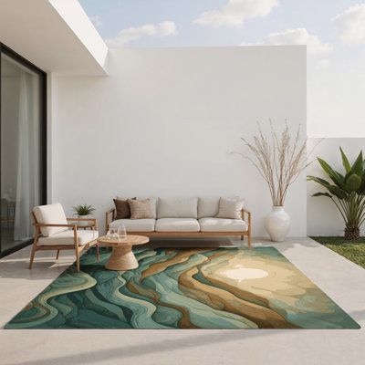 Tapis intérieur et extérieur Nebula Glow