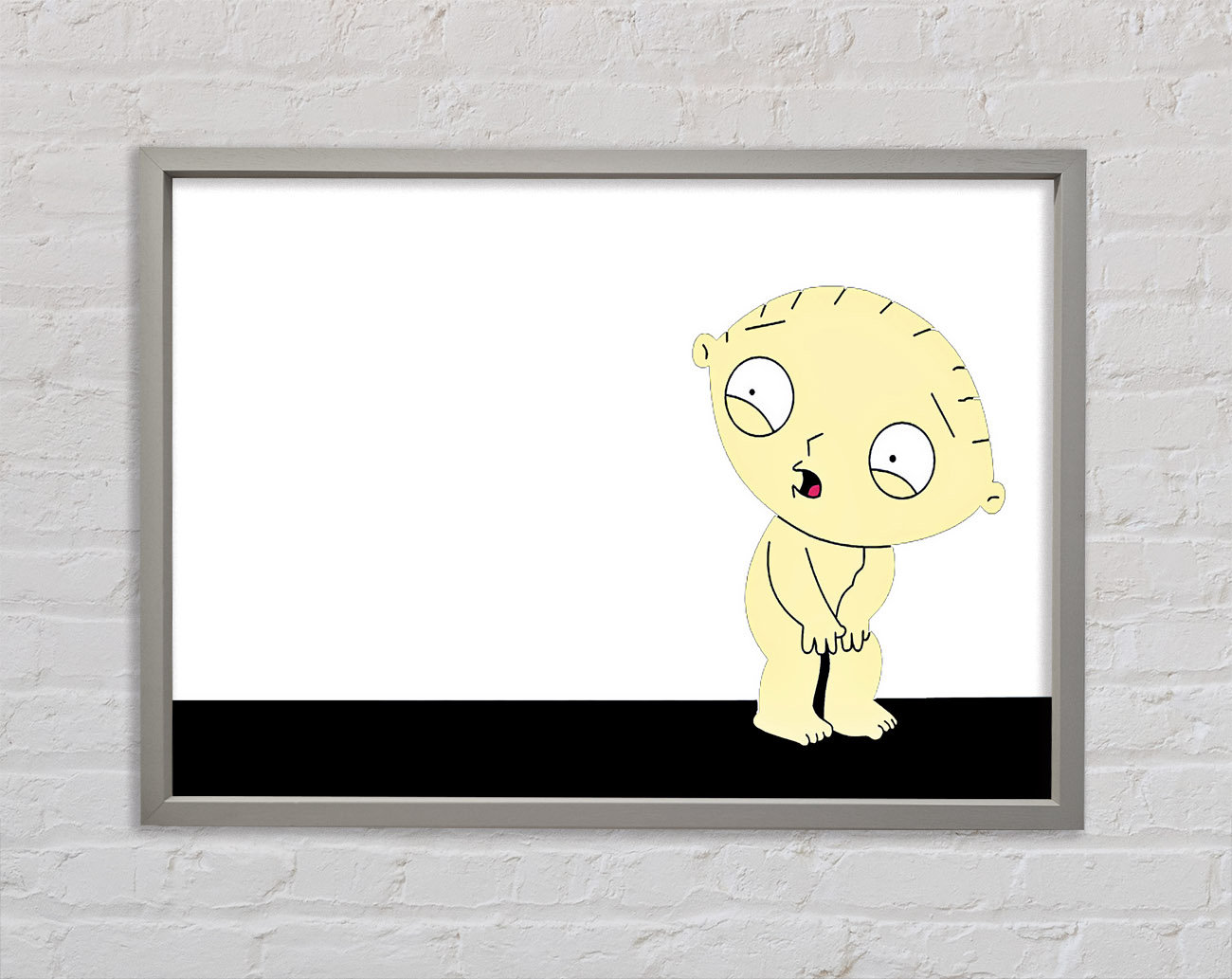 Bright Star Family Guy Stewie Naked - Einzelner Bilderrahmen