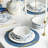 Stone Lain Fiore 8-Piece Salad Plate Set New Bone China