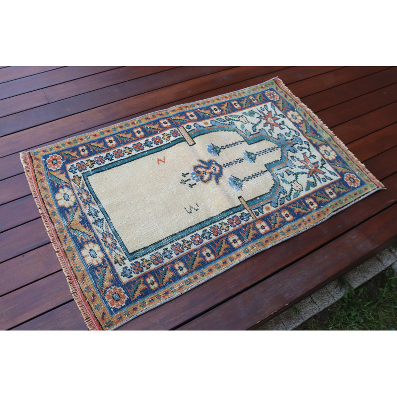 Handcrafted Vintage Turkish Rug Perfect for Enhancing Your Home Decor with Authentic Middle Eastern Charm