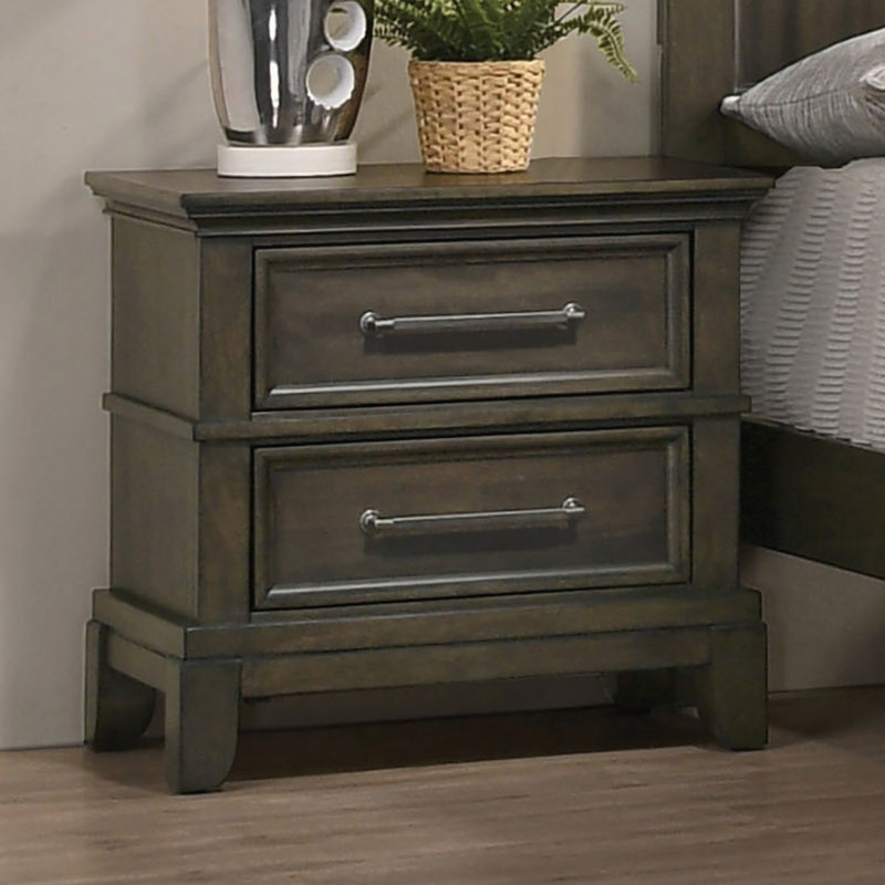 Modern Nightstand with Drawers