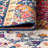 Lathan Bohemian FLAIR Boho Vintage Medallion Blue/Multi Rug-609767671