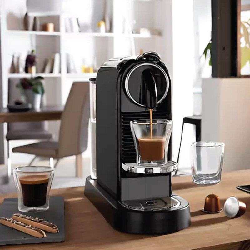 Nespresso CitiZ Original Coffee Pod Machine by De'Longhi, Limousine Black
