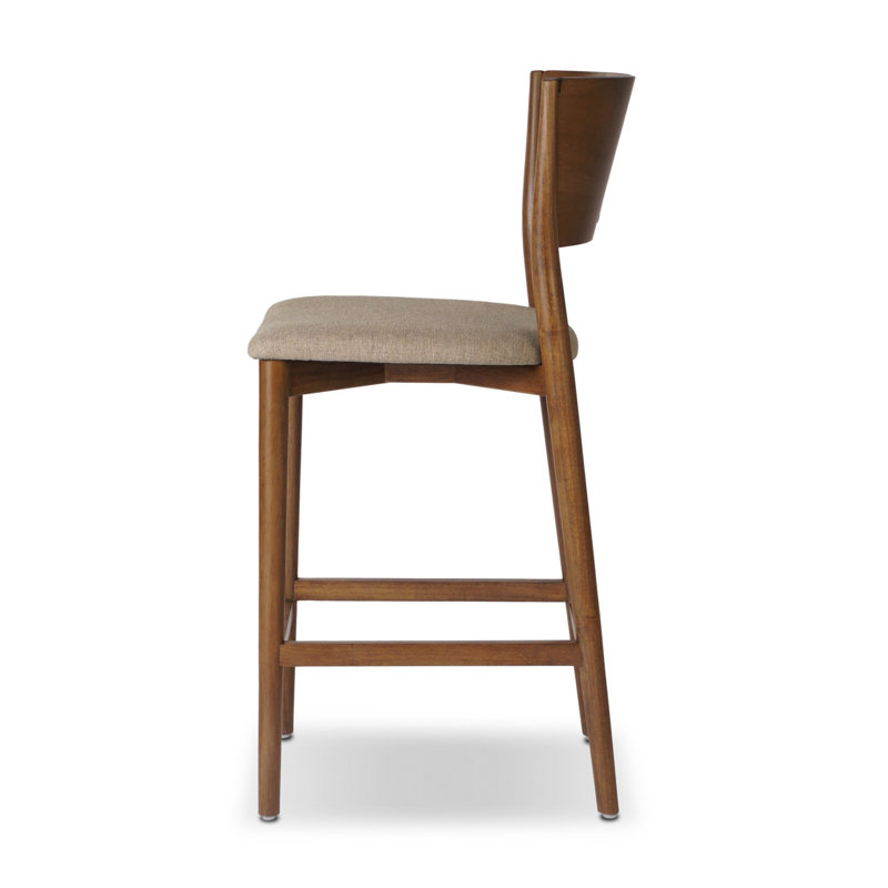 Grady Stool-Antwerp Noir-Counter, Taupe, Walnut