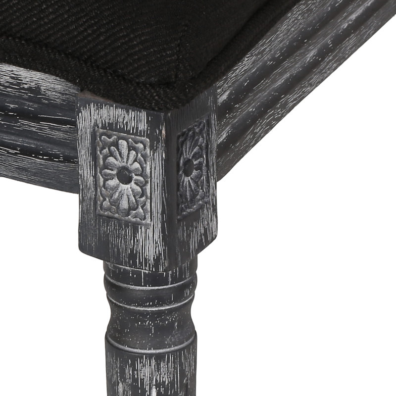 Chaise d'appoint Viveiros, Dark Grey, 4, Black