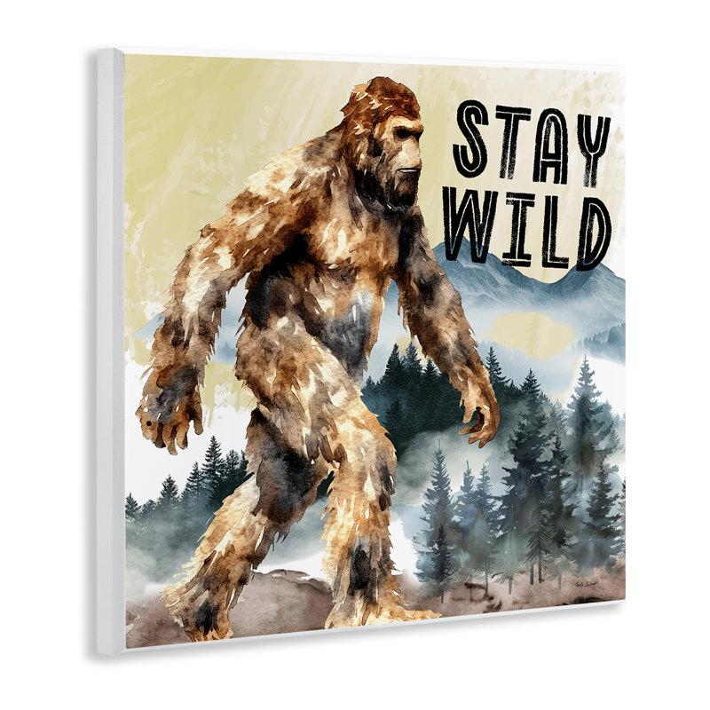 «Stay Wild» avec plaque murale Mythical Monster, design par Nicole DeCamp