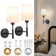 Wall Sconces Set Of Two Battery Operated, Rechargeable Wireless Wall Lights With Remote, 5200mah Dimmable Detachable Bulbs