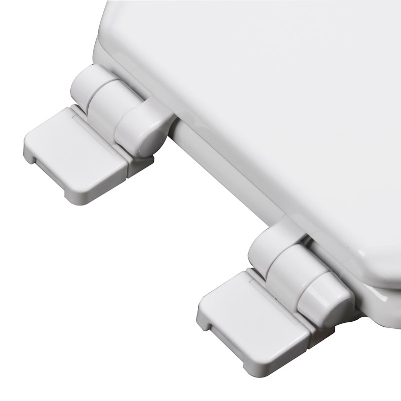 Round Toilet Seat and Lid, White