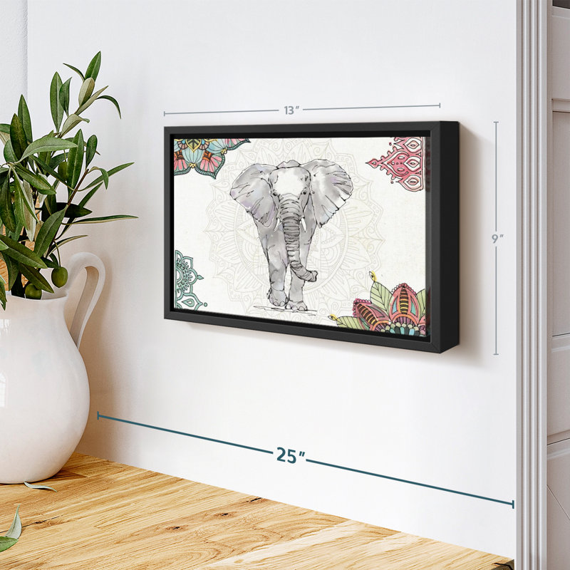 «Mandala Morning I Wall Art», H 9 po x l 13 po