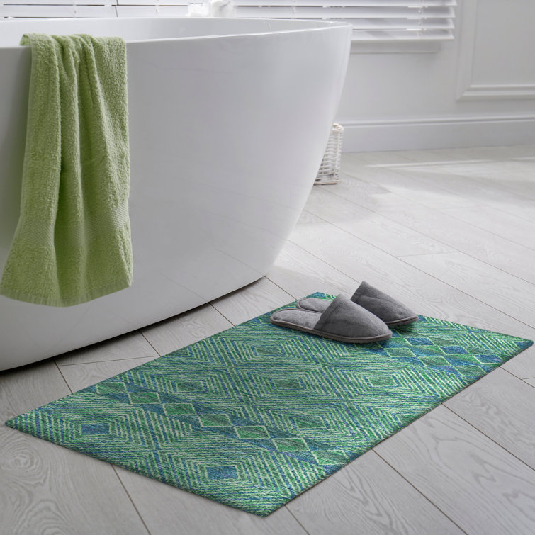 Ancell Chenille Washable Geometric Rug
