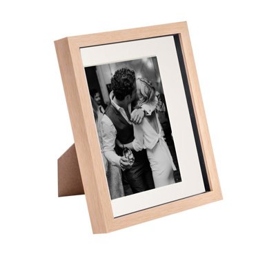 Nicola Spring - 3D Box Photo Frame - 8 x 10" with 5 x 7" Mount