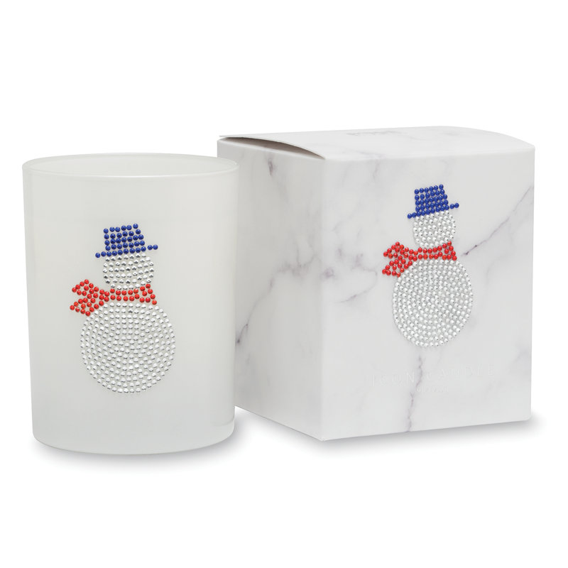 Bougie pour pot à neige avec icône snowy