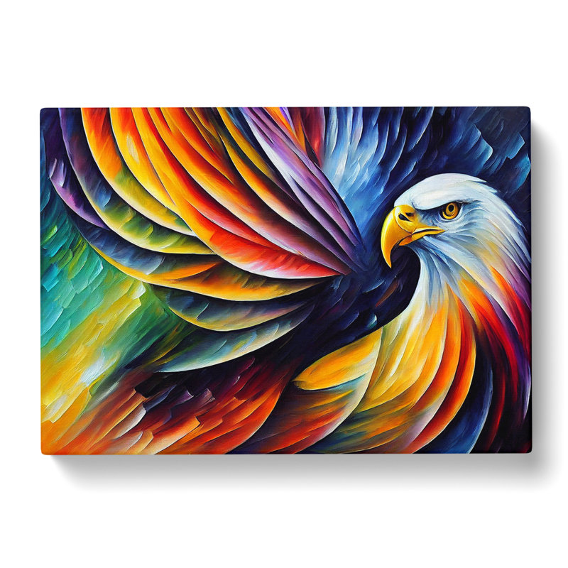 Eagle Bird Vol.2 Abstract - Wrapped Canvas, 35cm H x 50cm W x 3cm D