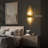 Dru Iron Flush Mounted Sconce
