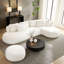 Canapé modulaire surdimensionné en L 134,63 po-1091982058