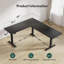 Bureau debout réglable en L 75 po-984395926-990515089