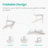 Bruce HDPE Folding Adirondack Chair-1180659100