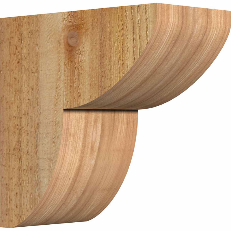 8" x 8" Rough Sawn Western Red Cedar Corbel