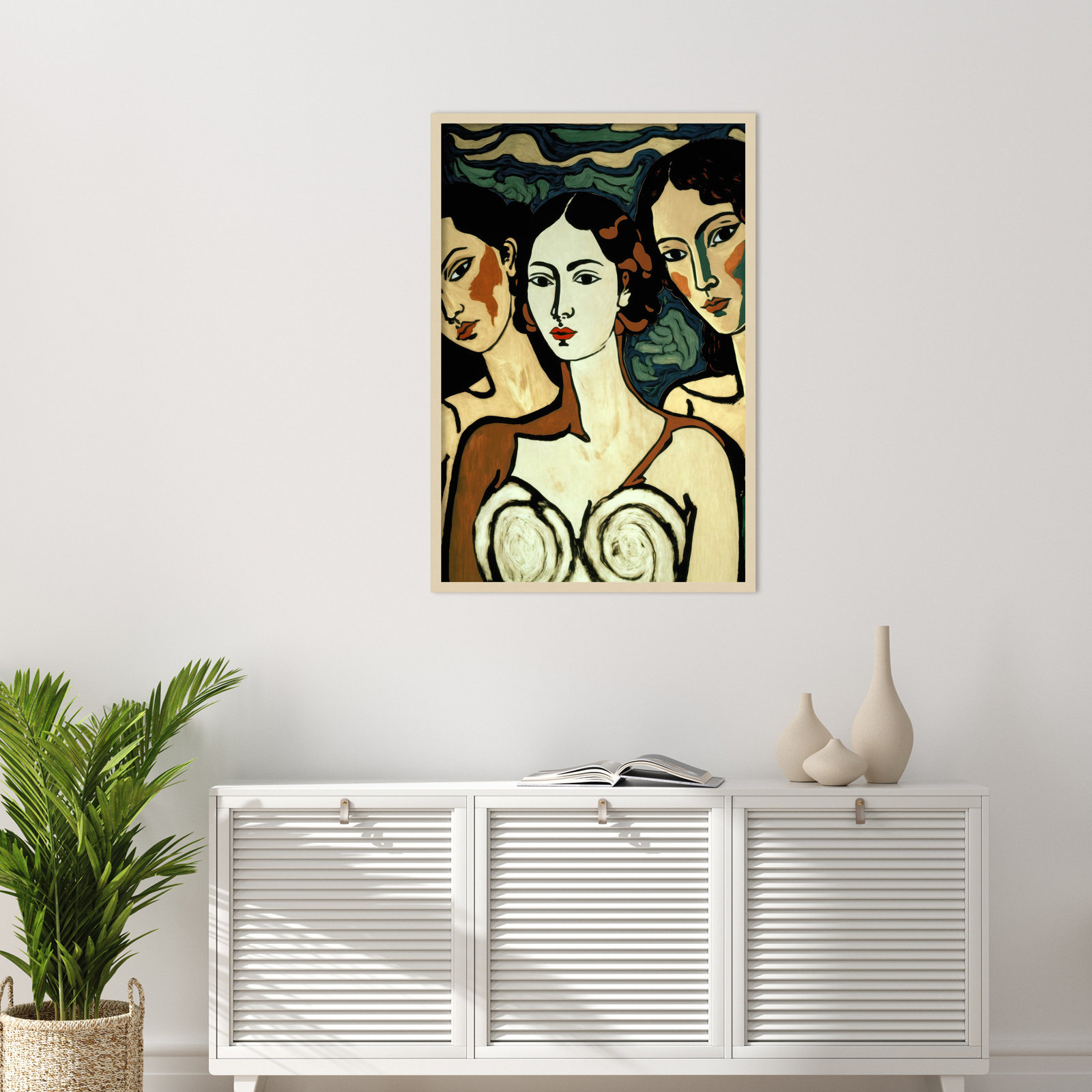 Galya "The Soul Sisters" Print, Brown, 41" H x 28" W