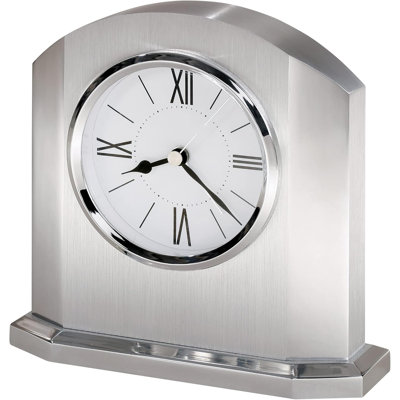 Horloge de table en argent tendance