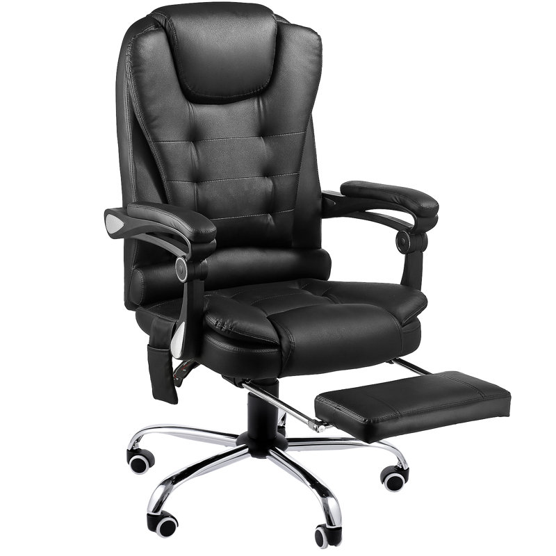 Kedzior Executive Chair with Headrest, Black