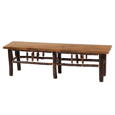 Banc en bois de hickory