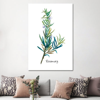 Rosemary I 1 Piece Wrapped Canvas Wall Art