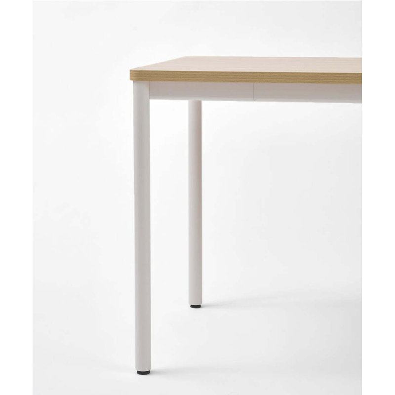 Daily Desk, 28.5" H x 48" W x 24" D, Woodgrain, White