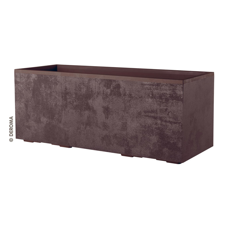 Millennium Planter | 31"X15"X15" Rectangle | Light & Durable Plastic | Indoor Or Outdoor Pot For Patio/Porch | Includes Water Reserve & Drain Plug | Pot For Plants, Flowers, Garden