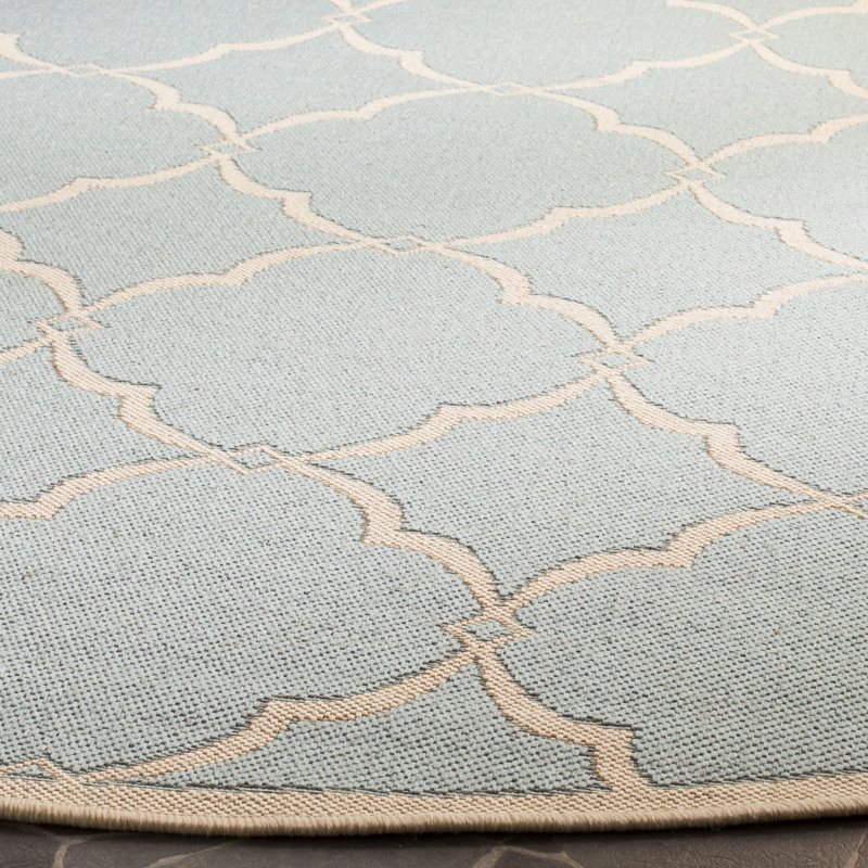 Miesha Performance Abstract Indoor/Outdoor Area Rug, Rectangle 4' x 6'