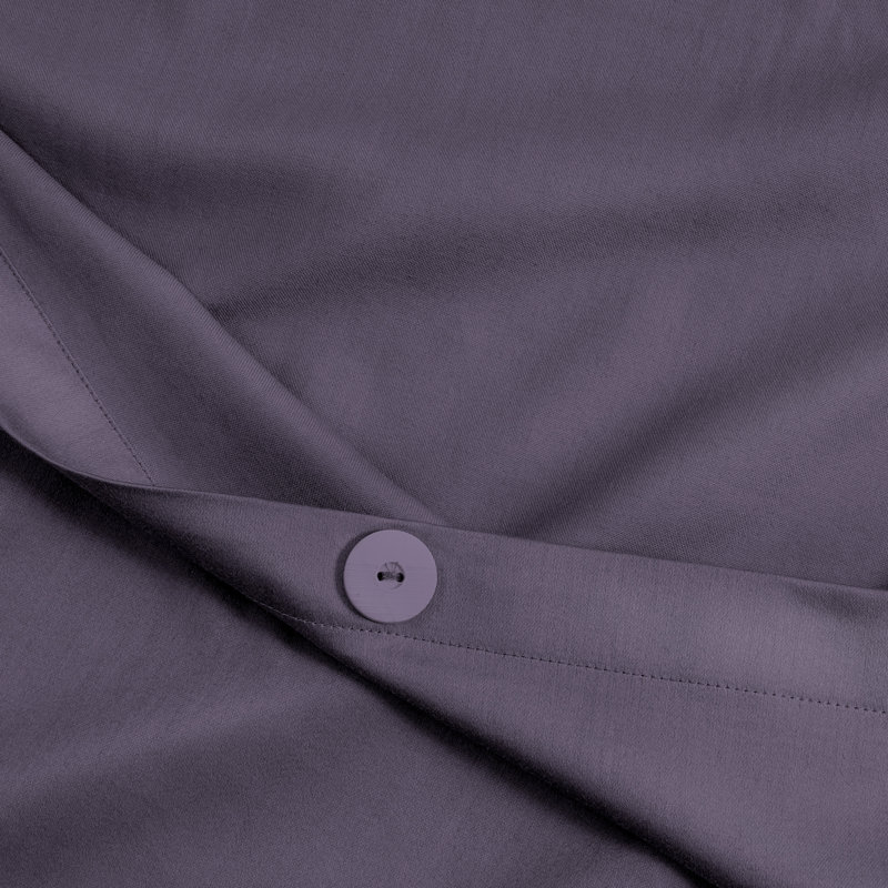 Dusty Purple Organic Cotton Twin/Twin XL Duvet Cover Set
