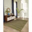 Tapis rayé vert / beige / jaune intérieur / extérieur Waldron-1119344405