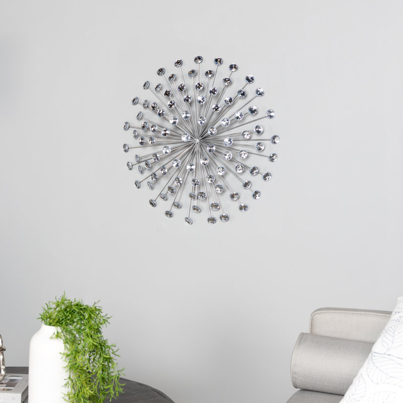 Décoration murale Burst, Argent