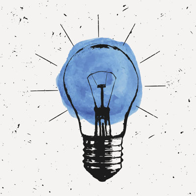 Light Bulb - Wrapped Canvas Print