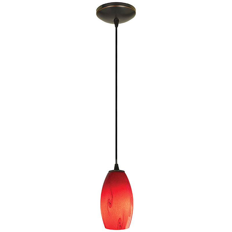 Mcmichael 1 - Light Oil Rubbed Bronze Single Pendant