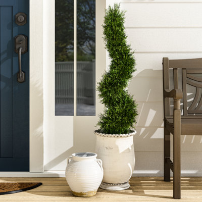 Faux Foliage Topiary